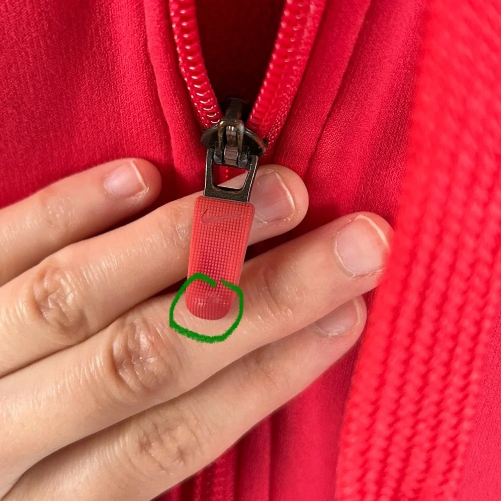 Nike Thermal-Fit Full Zip Hoodie Jacket Red Sz L Activewear Outdoor Streetwear